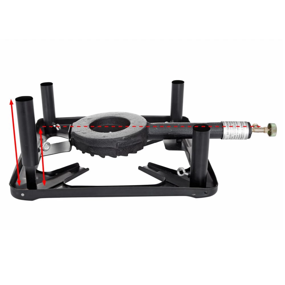 Hockerkocher Mit Zündsicherung 50 Mbar, 8,5 KW 2 Hockerkocher Mit Zündsicherung 50 Mbar, 8,5 KW – Bild 2