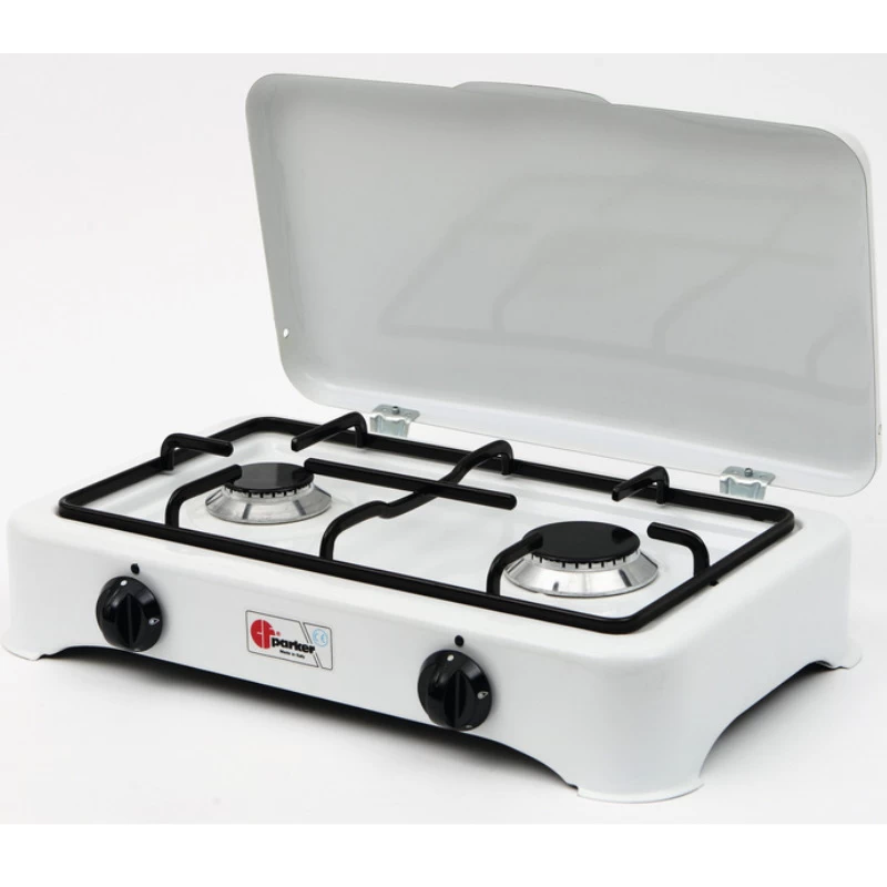 Parker® Parker Gaskocher 2-flammig Mit Zündsicherung, 30 Mbar 1 Parker® Parker Gaskocher 2-flammig Mit Zündsicherung, 30 Mbar