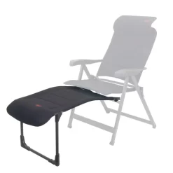 Crespo Fußauflage Air Deluxe Gepolstert, Schwarz