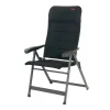 Crespo Campingstuhl Air Deluxe Spezial, Schwarz