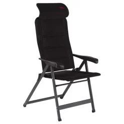 Crespo Campingstuhl Compact Hoch AP/240-ADCS, Schwarz