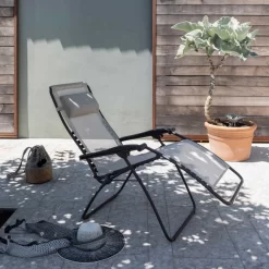 Lafuma Relaxsessel RSXA Clip Grau 5 Lafuma Relaxsessel RSXA Clip Grau -Camping Angebote 601471 2