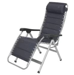 Crespo Relaxsessel DELUXE Anthrazit, Gepolstert