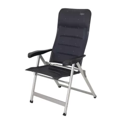 Crespo Klappsessel DELUXE Anthrazit, Gepolstert
