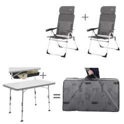 Crespo Stuhl-/ Tischset Valencia Ungepolstert, Ohne Fußauflage